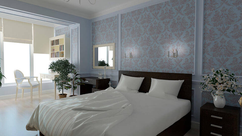 Ремонт спальни - планирование, элементы дизайна, функциональность комнаты.